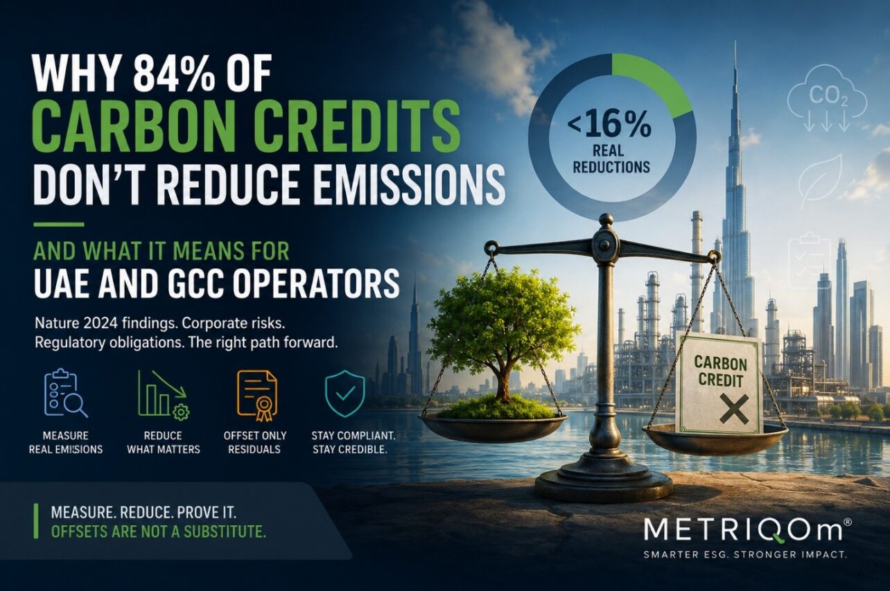 Why 84% of Carbon Credits Don’t Reduce Emissions — and What It Means for UAE and GCC Operators