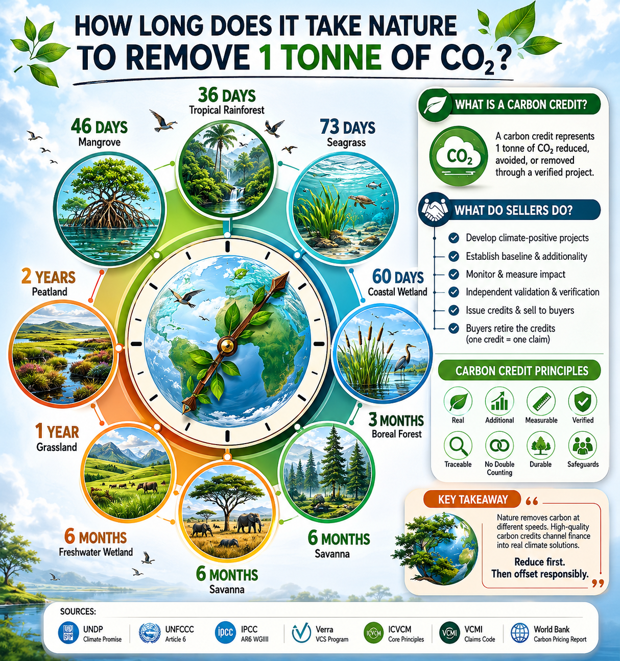 The Carbon Credit Clock: A Learner’s Guide to Nature’s Timing